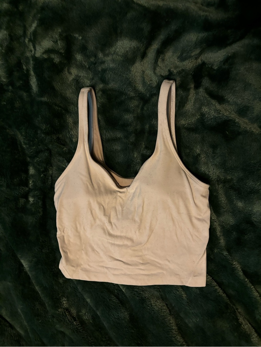 Lululemon White Sports Bra Size 4 Longline Yoga